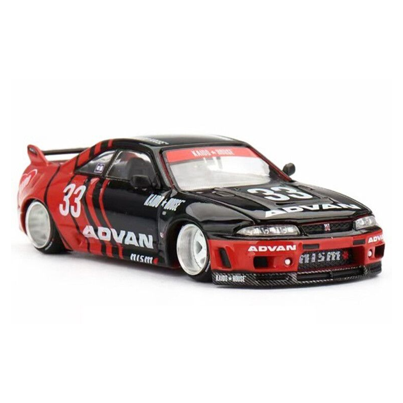 Nissan Skyline GT-R (R33) Kaido Works Advan nr33, Kaido House 1:64, Mini GT