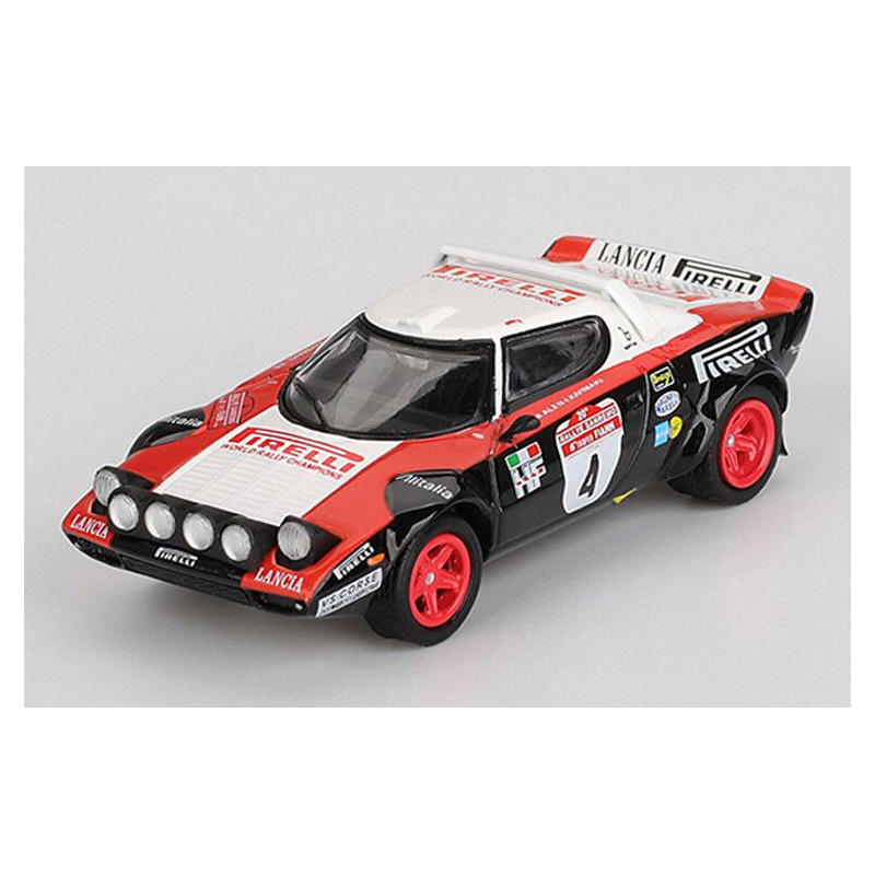 Lancia Stratos HF nr4 Rally San Remo nr. 1 '78, 1:64, MiniGT (1084) (Blister verpakking)