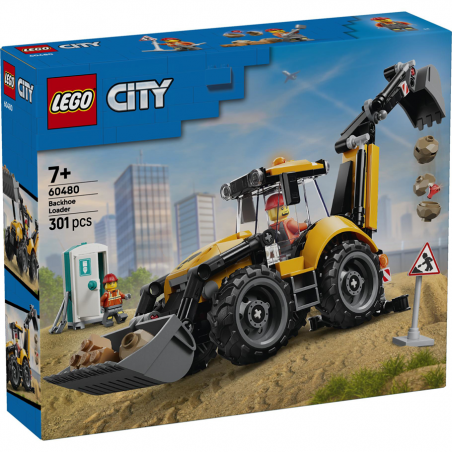 LEGO City - 60480 Great Vehicles: Gele Graaflaadmachine