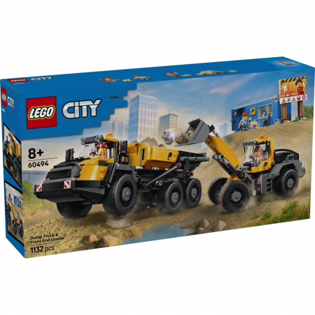 LEGO City - 60494 Great Vehicles: Kiepwagen En Voorlader