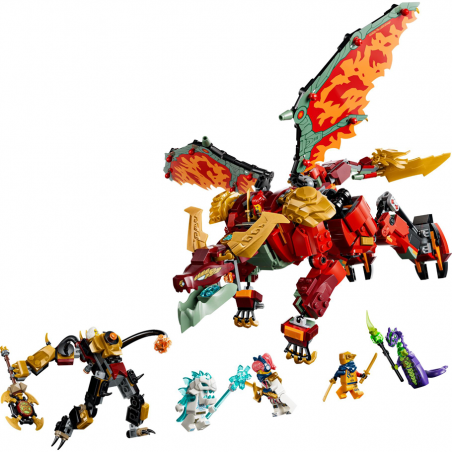 LEGO NINJAGO - 71868 Wyldfyre's Transformerende Drakenmecha