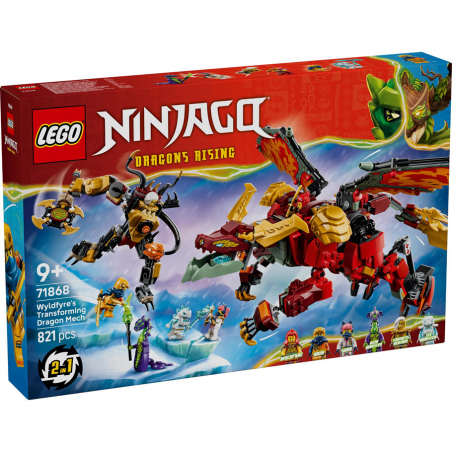 LEGO NINJAGO - 71868 Wyldfyre's Transformerende Drakenmecha