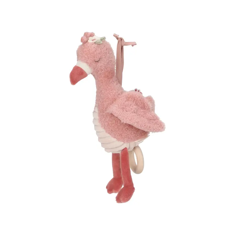 Muziekdoosje flamingo - Safari Friends - Little Dutch