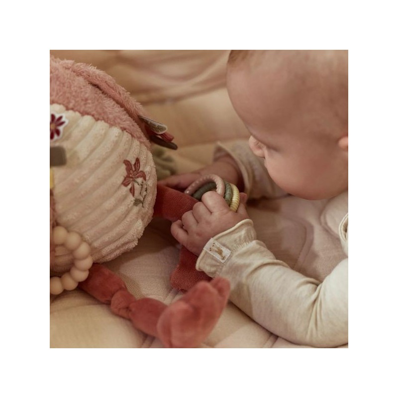 Activiteitenknuffel flamingo - Safari Friends - Little Dutch