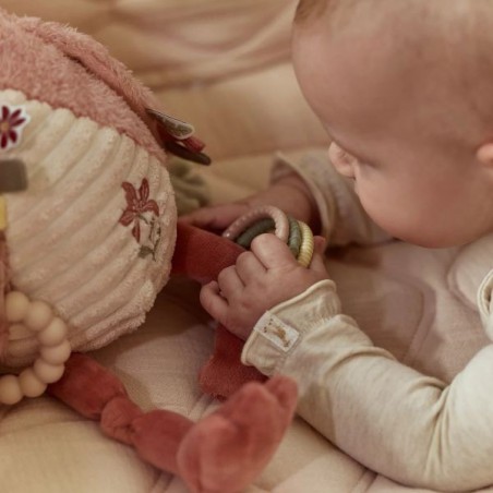Activiteitenknuffel flamingo - Safari Friends - Little Dutch