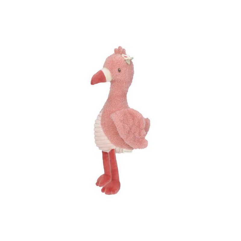 Knuffel Flamingo 35 cm - Safari Friends - Little Dutch