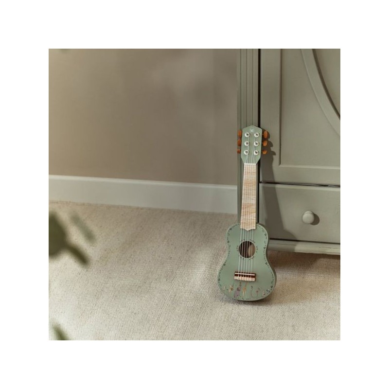 Houten gitaar groen - Safari Friends - Little Dutch
