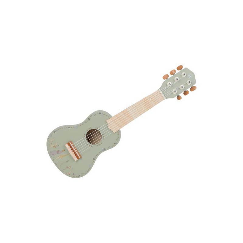 Houten gitaar groen - Safari Friends - Little Dutch