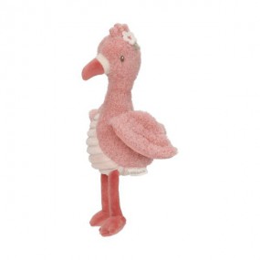Knuffel Flamingo 17 cm - Safari Friends - Little Dutch
