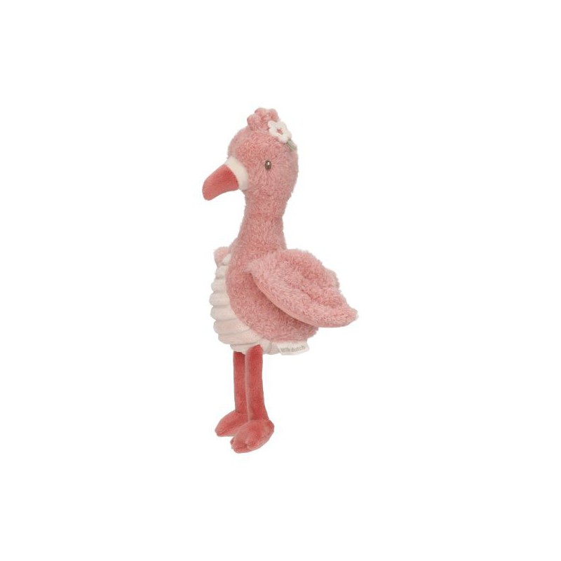 Knuffel Flamingo 17 cm - Safari Friends - Little Dutch