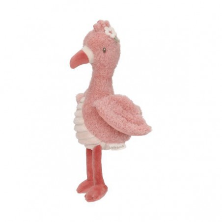Knuffel Flamingo 17 cm - Safari Friends - Little Dutch