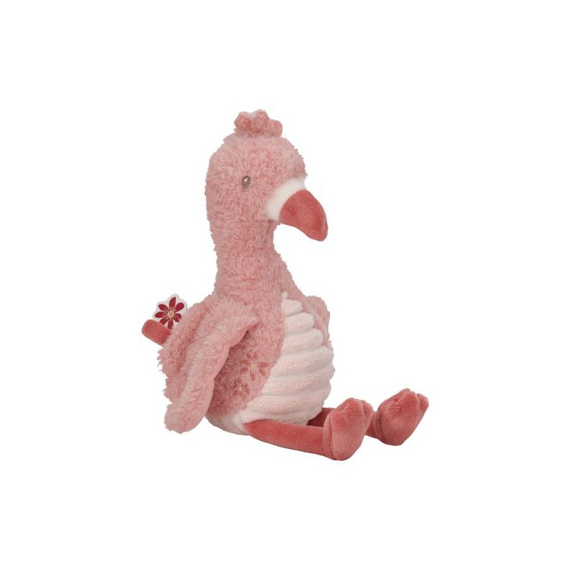 Knuffel Flamingo 17 cm - Safari Friends - Little Dutch