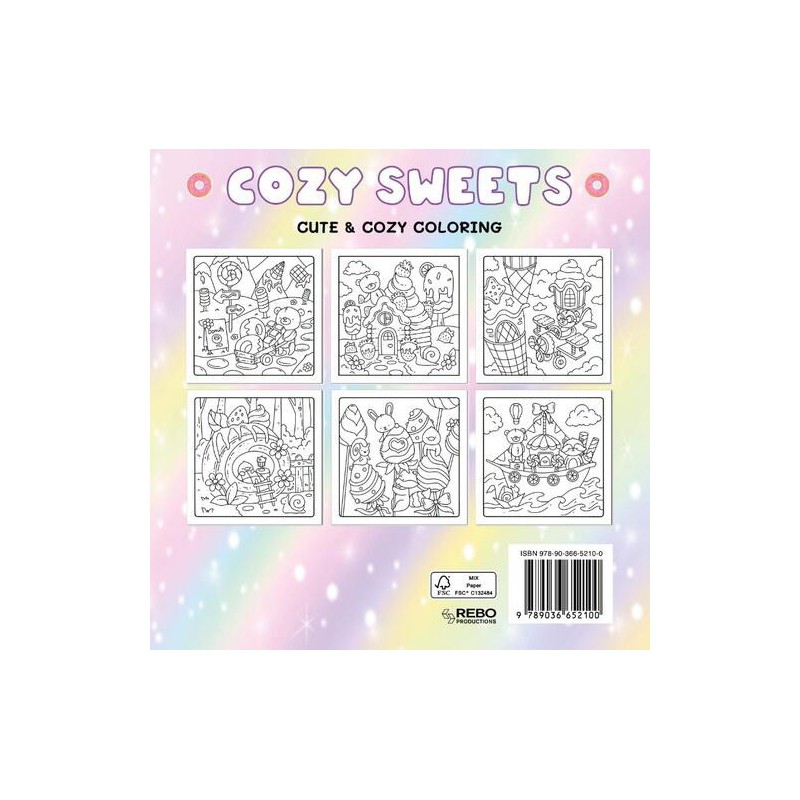 Cozy Sweets, Cute & Cozy Coloring kleurboek