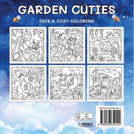 Garden Cuties, Cute & Cozy Coloring kleurboek
