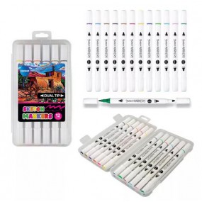 Sketch Markers Dual Tip 12 stuks