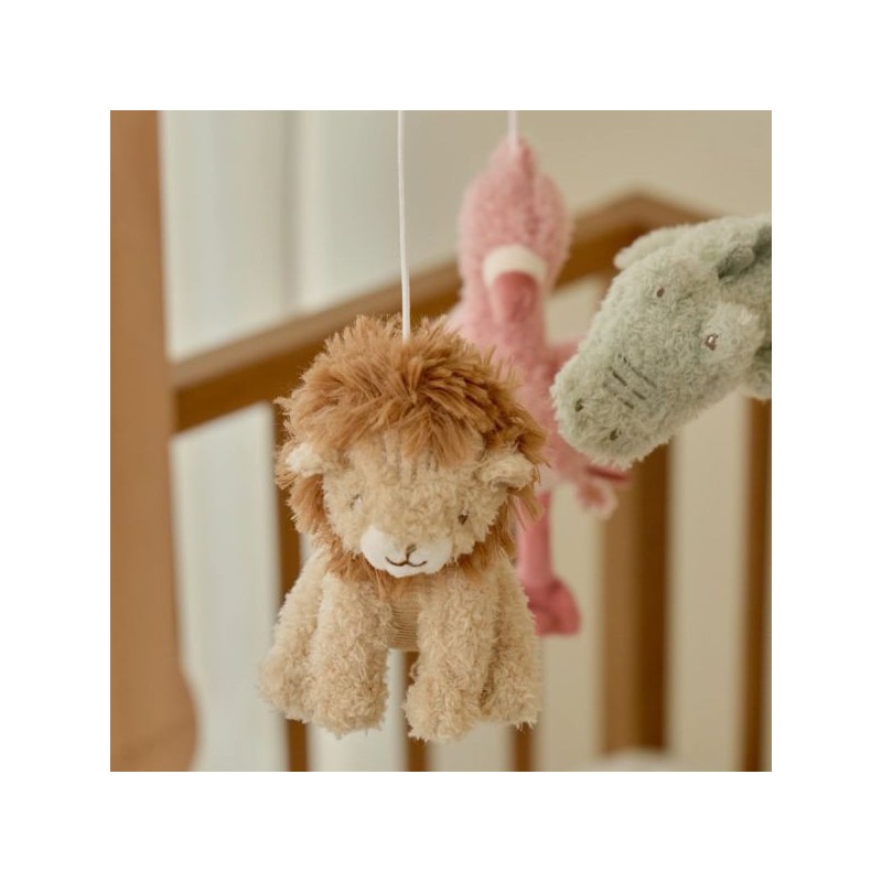 Muziekmobiel hout - Safari Friends - Little Dutch