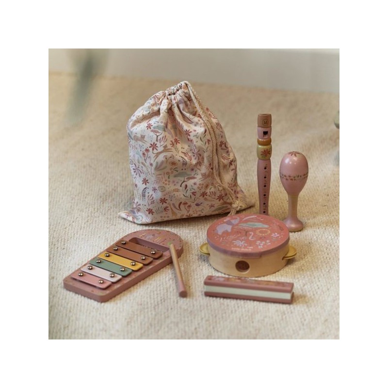 Muziekset roze - Safari Friends - Little Dutch
