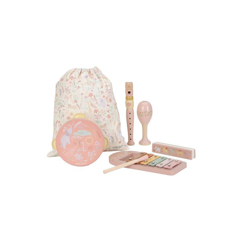 Muziekset roze - Safari Friends - Little Dutch