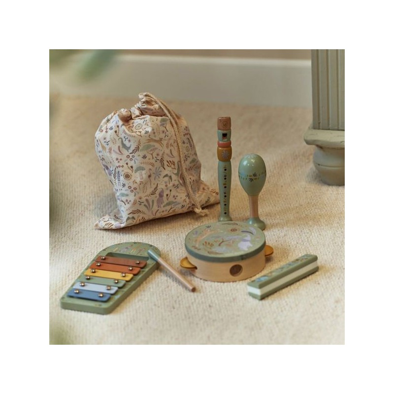 Muziekset groen - Safari Friends - Little Dutch