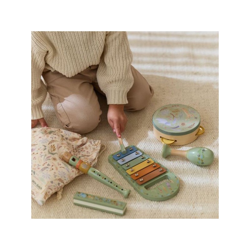 Muziekset groen - Safari Friends - Little Dutch