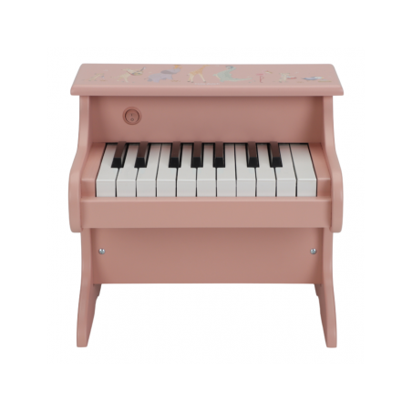 Houten piano roze - Safari Friends - Little Dutch