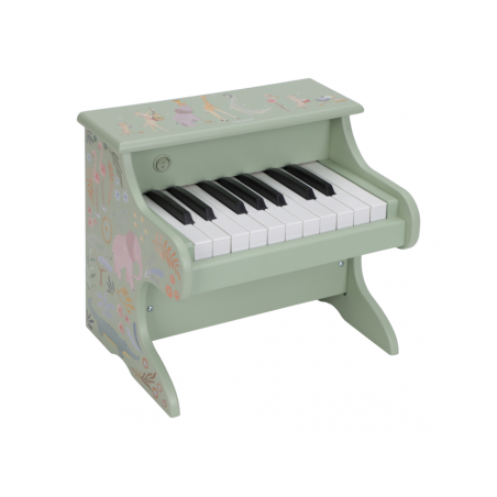 Houten piano groen - Safari Friends - Little Dutch