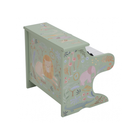 Houten piano groen - Safari Friends - Little Dutch