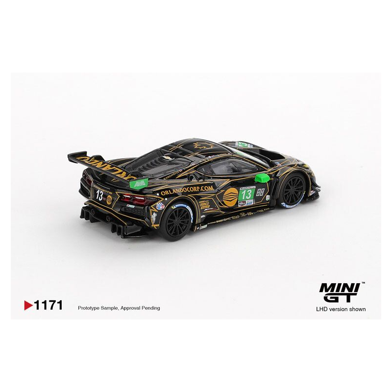 Chevrolet Corvette Z06 GT3.R AWA nr13 Daytona 24h '25, 1:64, MiniGT (1105)
