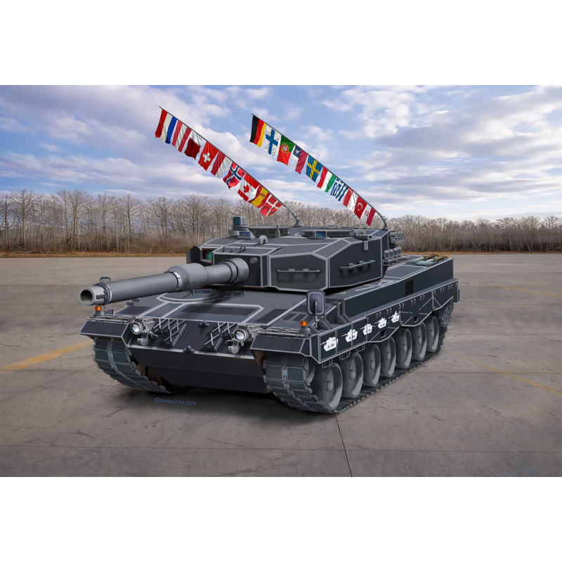 Leopard 2A4 special decoration, 1:35, Revell