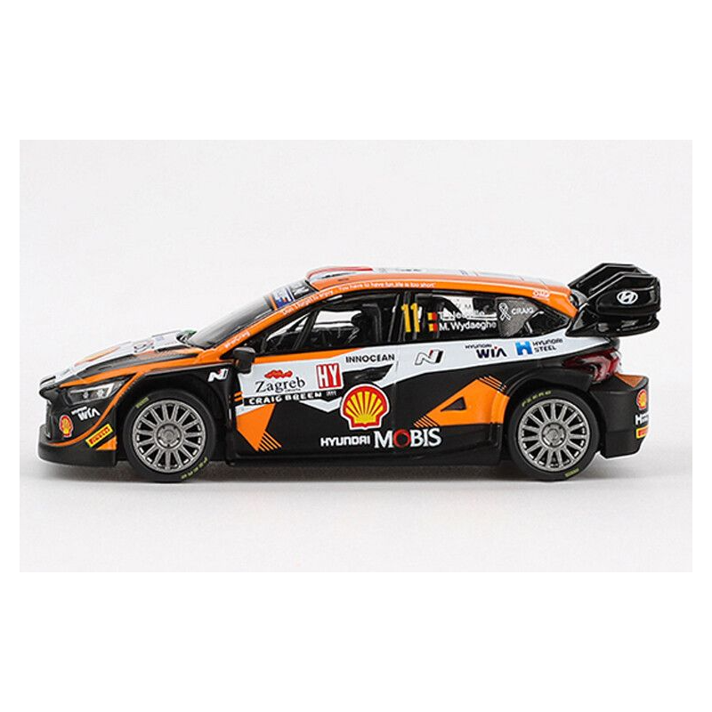 Hyundai I20 N Rally nr11 Rally Croatia '23 1:64, Mini GT (972)