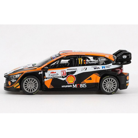 Hyundai I20 N Rally nr11 Rally Croatia '23 1:64, Mini GT (972)