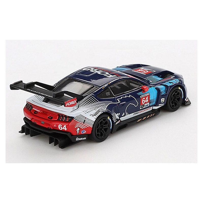 Ford Mustang GT3 Multimatic Motorsports nr64 Daytona 24h '24 1:64, Mini GT (898)