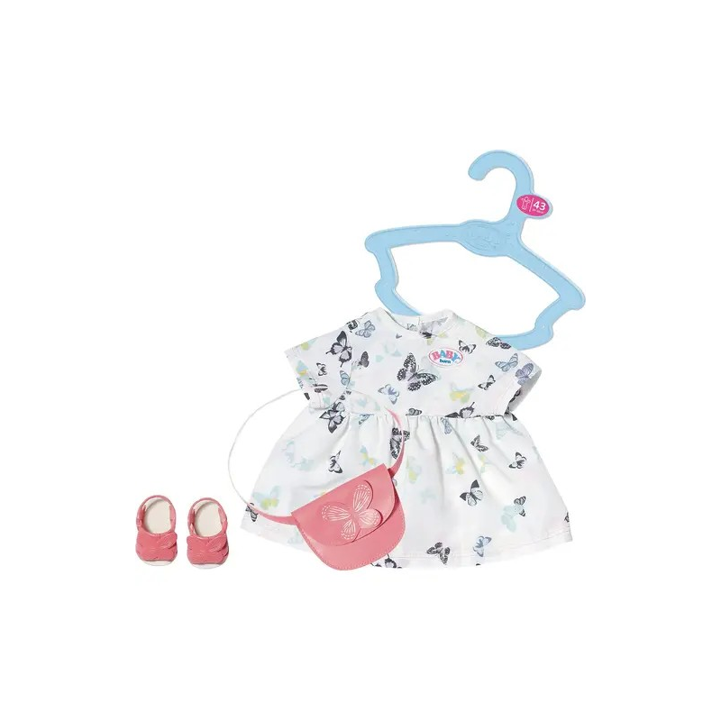Zapf, BABY Born - Vlinder jurk, 43cm