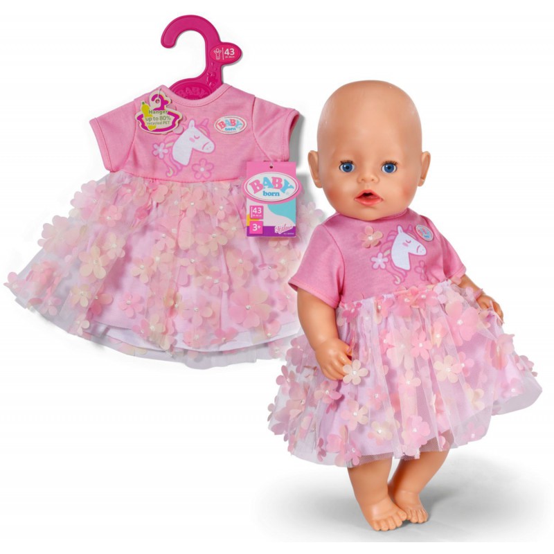 Zapf, BABY Born - Bloemen jurk, 43cm