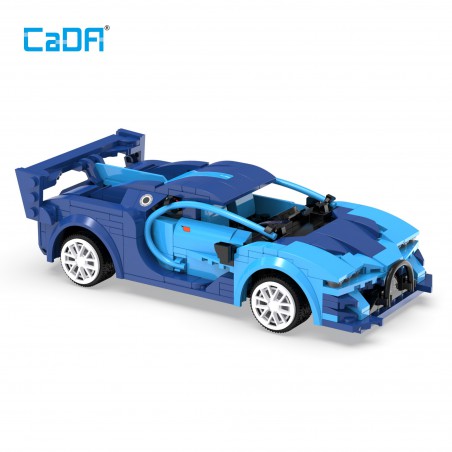 CaDA C51073W - Smart, Blue race car - 1:20 Car Serie
