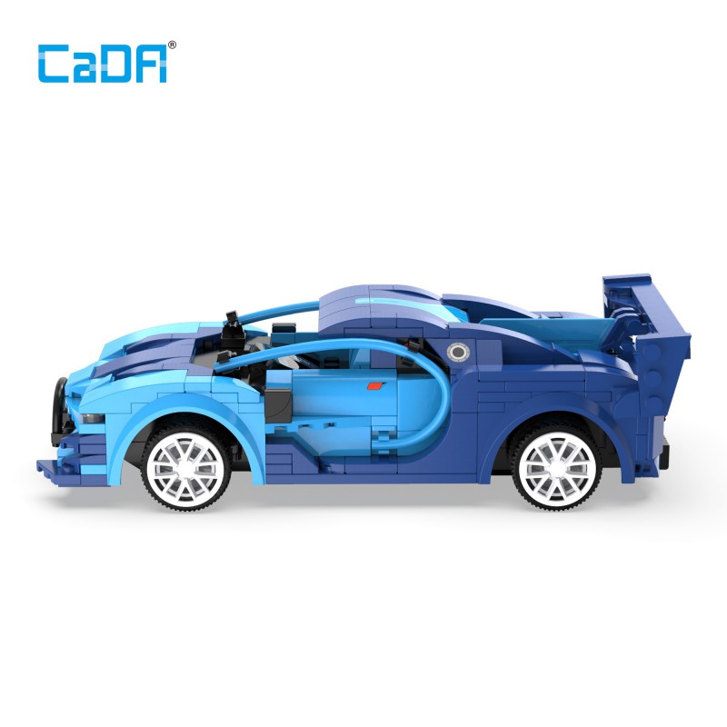 CaDA C51073W - Smart, Blue race car - 1:20 Car Serie