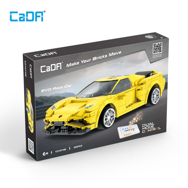 CaDA C51074W - Smart, EVO race car - 1:20 Car Serie