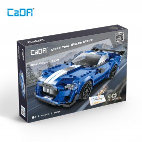 CaDA C51077W - Smart. Blue knight 500 - 1:20 Car Serie