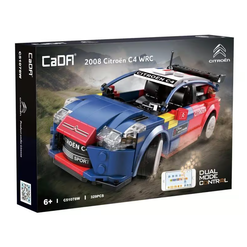 CaDA C51078W - Smart, 2008 Citroën C4 - 1:20 Car Serie