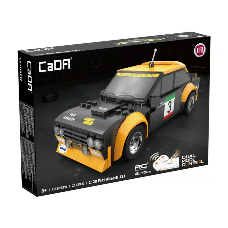 CaDA C51092W - Smart, Fiat Abarth 131 - 1:20 Car Serie
