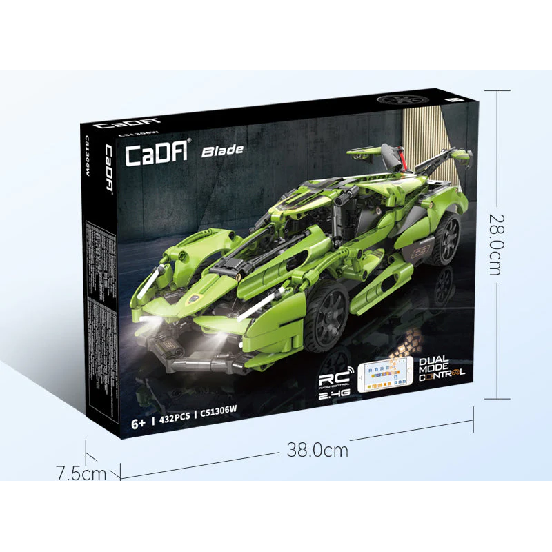 CaDA C51306W - Sportscar, Blade - 1:14 Car Serie