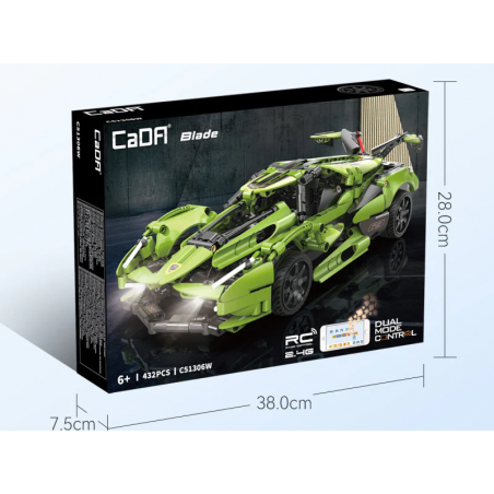 CaDA C51306W - Sportscar, Blade - 1:14 Car Serie