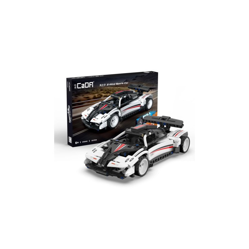 CaDA C52022W - Pull back, Z-Wind sports car - 1:18 Car Serie