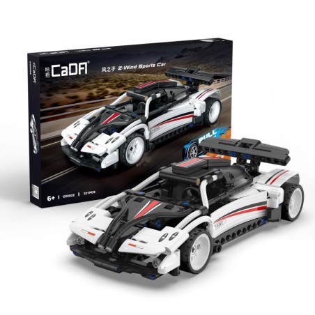 CaDA C52022W - Pull back, Z-Wind sports car - 1:18 Car Serie