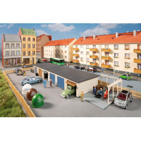 Garages met accessoires, Auhagen H0 (11484)