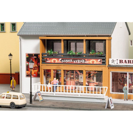 Döner en kapperszaak, Auhagen H0 (12356)