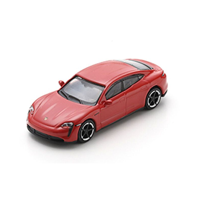 Porsche Taycan Turbo S, rood 1:87, Schuco