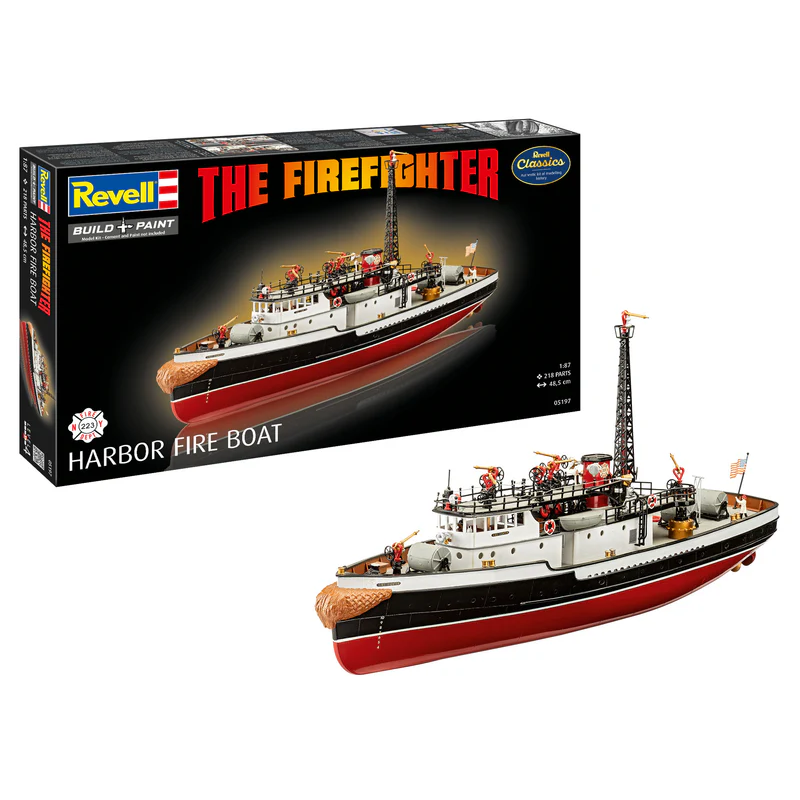 The Firefighter Harbor Fire Boat, 1:87 , Revell 05197