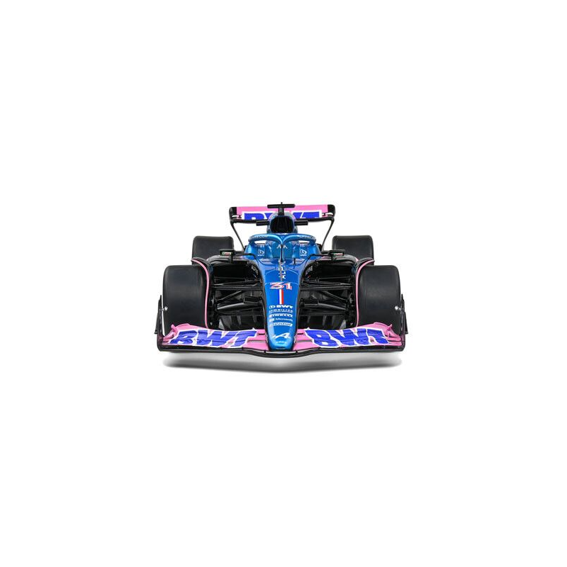 Alpine A523 Presentation Version 2023 F1, blauw - 1:18 - Solido