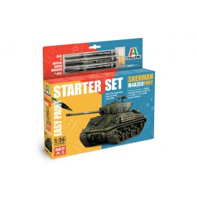 Sherman M4A3E8 Fury 1:56, Italeri